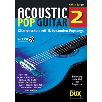 Edition Dux Acoustic Pop Guitar Band 2 Gitarrenschule купить