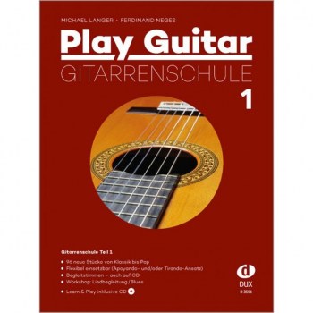 Edition Dux Play Guitar Gitarrenschule 1 - Michael Langer, Ferdinand Neges купить