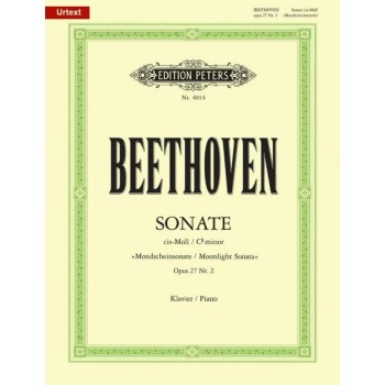 Edition Peters Haftnotizblock: Beethoven: Mondscheinsonate Op. 27 Nr. 2 купить