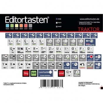 Editor Tasten Editortasten Traktor Keyboard Sticker Assorment купить