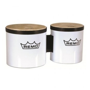 Remo BG-5300-00 6`+7` PreTuned Bongo Set - White купить