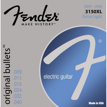 Fender Strings New Original Bullet 3150xl Pure Nkl Blt End 9-40 купить