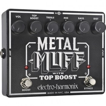 Electro Harmonix Metal Muff Guitar Effects Peda l, Distortion with Top Boost купить