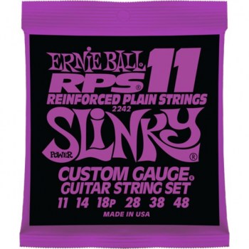 Ernie Ball E-Guit.Strings 11-48 RPS Power Slinky Nickel Wound купить