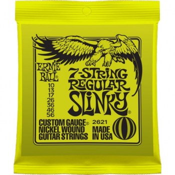 Ernie Ball E-Guit.Strings 10-56 7-String Reg. Slinky Nickel Wound 2621 купить