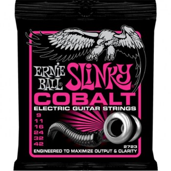 Ernie Ball E-Guitar Strings 09-42 Cobalt Super EB2723 купить