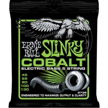 Ernie Ball EB2736 45-130 5-string Cobalt Regular Slinky купить
