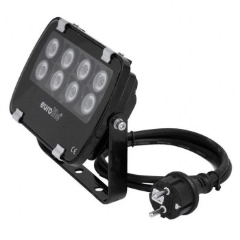 Eurolite LED IP FL-8 rot 30° IP 56, 8x1W Garden Light купить