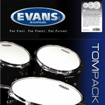 Evans Drumhead Set G2, clear, Fusion, ETP-G2CLR-F купить