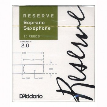D`addario Woodwinds Dir1020 Reserve Ssx - 10 Pack - 2.0 купить