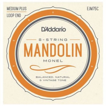 D`addario Mandolin Monel Medium Plus купить