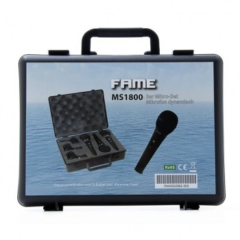 Fame audio MS 1800 S 3er Micro-Set dynamic Microphone, switch купить