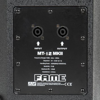 Fame Audio MT-12 MkII PA Speaker 12" (Black) купить