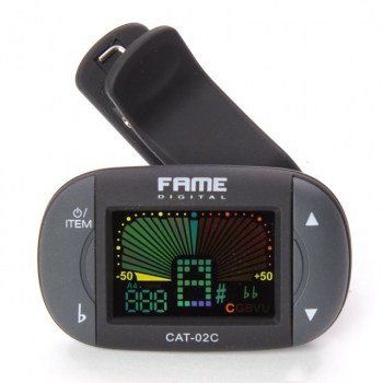Fame CAT-02C Clip-On Guitar Tuner Selectable Chromatic Tuning купить