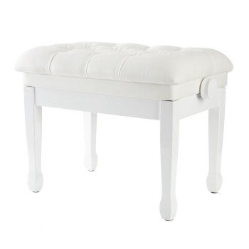 Fame PB-30C Cushioned Piano Bench (White) купить