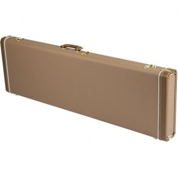 Fender Case MultiFit Hardshell P-Bass Brown with Gold Plush купить