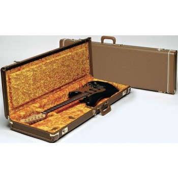 Fender Deluxe Hardshell Case Tolex Brown Tolex, Strat/Tele купить