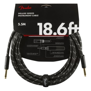 Fender Deluxe Series Instrument Cable 5.5m (Black Tweed) купить