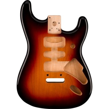 Fender Deluxe Series Stratocaster Alder Body HSH 3-Color Sunburst купить