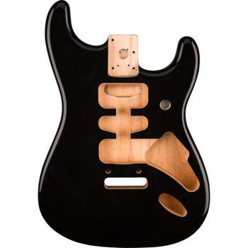 Fender Deluxe Series Stratocaster Alder Body HSH Black купить
