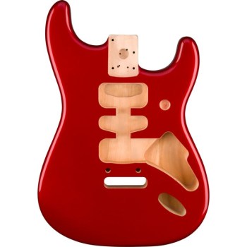 Fender Deluxe Series Stratocaster Alder Body HSH Candy Apple Red купить