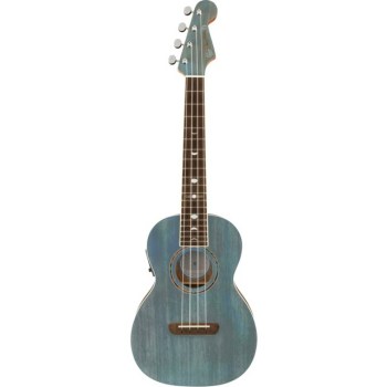 Fender Dhani Harrison Ukulele Turquoise купить