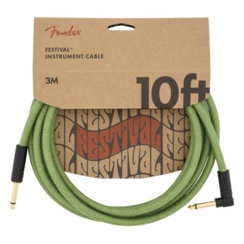 Fender Festival Instrument Cable [S/A] 3m (Green) купить