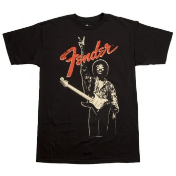 Fender Hendrix Peace Sign T-Shirt M Black купить