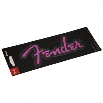 Fender Logo Sticker Pink Glitter купить