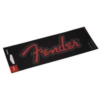Fender Logo Sticker Red Glitter купить