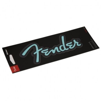 Fender Logo Sticker Turquoise Glitter купить