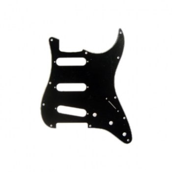 Fender Morn Style Pickguard Strat Black 3-Ply 11-Hole купить