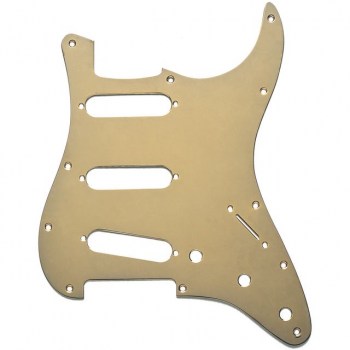 Fender Morn Style Pickguard Strat Gold 1-Ply 11-Hole купить