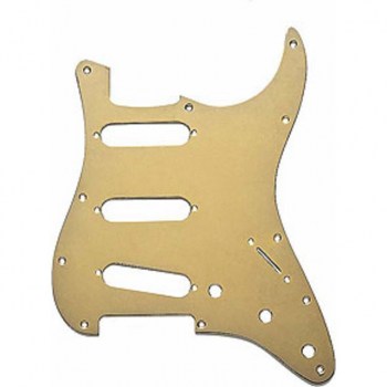 Fender Morn Style Pickguard Strat Gold Anodized 1-Ply 11-Hole купить