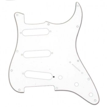 Fender Morn Style Pickguard Strat White 3-Ply 11-Hole купить