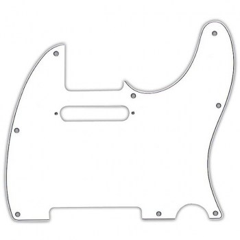 Fender Morn Style Pickguard Tele White 3-Ply 8-Hole купить