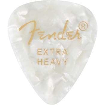 Fender Picks 351 White Moto extra heavy купить