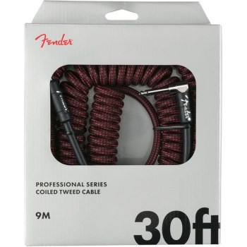 Fender Professional Coil Cable Red Tweed 9 m купить