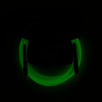 Fender Professional Glow in the Dark Cable 3 m Green купить