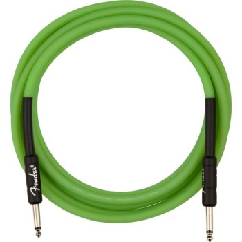 Fender Professional Glow in the Dark Cable 3 m Green купить