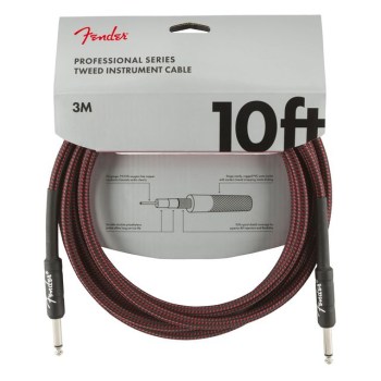 Fender Professional Series Instrument Cable 3m (Red Tweed) купить