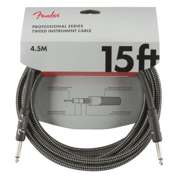 Fender Professional Series Instrument Cable 4.5m (Grey Tweed) купить