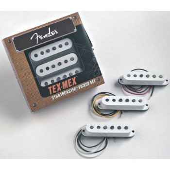 Fender Tex Mex Strat Pickups Set, Whi te купить