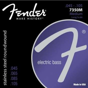 Fender Strings 7350M 45-105 Stainless Steel Roundwound купить