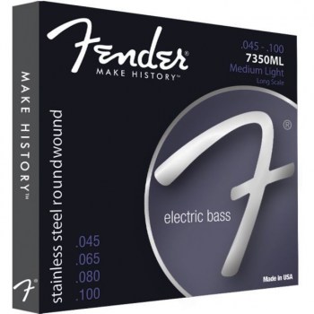 Fender Strings 7350ML 45-100 Stainless Steel Roundwound купить