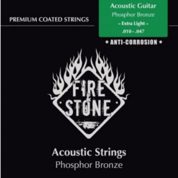 Fire & Stone A-Guit.Strings 10-47 Coated PB Extra light, Phosphor Bronze купить