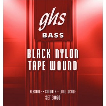 GHS 4 String Bass Tapewound Black Nylon 50-70-90-105 купить