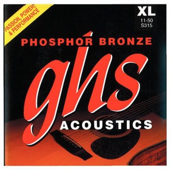 GHS A-Git.Saiten,11-50,Extra Light Phosphor Bronze купить