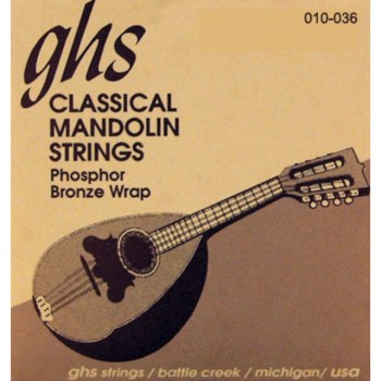 GHS Mandoline Strings, 010 - 036 Phosphor Bronze, Loop End купить