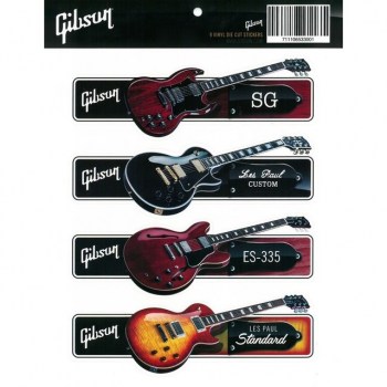Gibson Guitar Sticker Pack купить